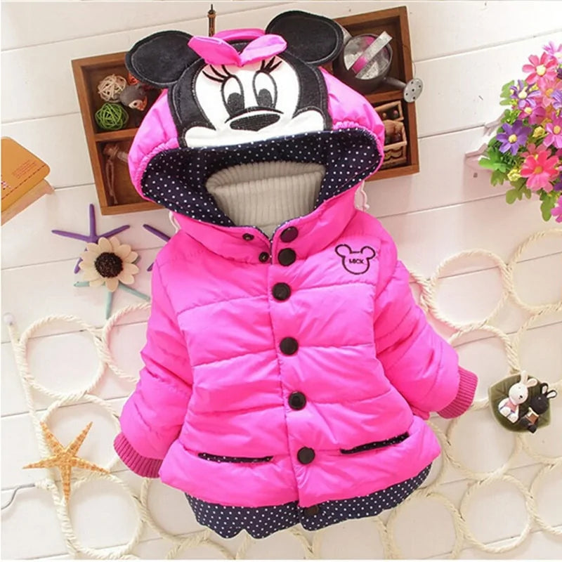 New Girls jackets fashion Minnie cartoon Clothing coat