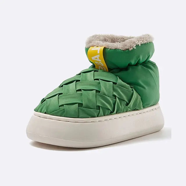 Indoor Outdoor High Top Plush Lining Shoes