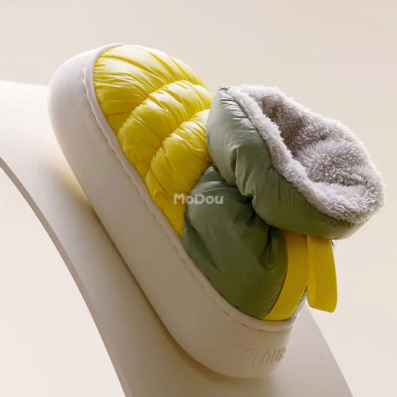 Indoor Outdoor High Top Plush Lining Shoes