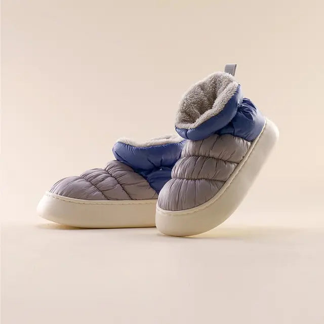 Indoor Outdoor High Top Plush Lining Shoes