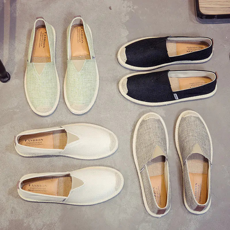 Breathable Linen Canvas Shoes