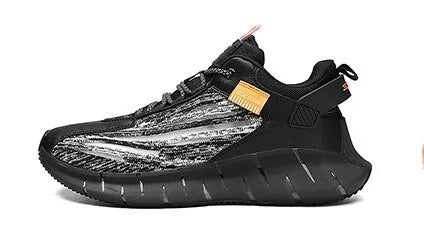 2021 Men's Reflective Running Shoes: High-Quality, Breathable Sneakers