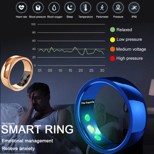 Smart Activity Ring for Women, Heart Rate Monitor